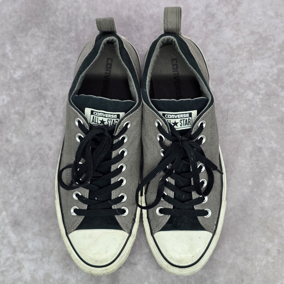 Converse Gray Low Top Chuck Taylor Sneakers - Picture 3 of 11